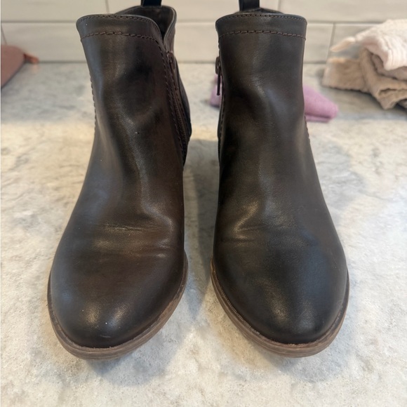 Guess Dark Brown Ankle Booties - Picture 2 of 7